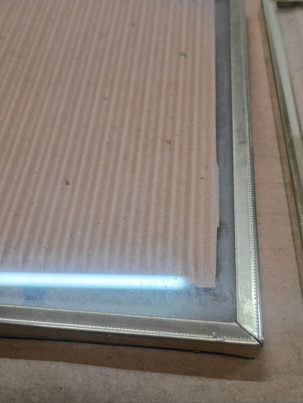 (8) Vintage Metal 5x8 Picture Frames